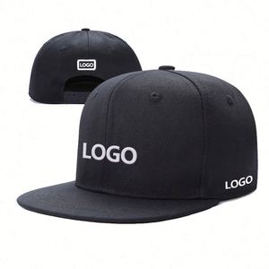 Gorras Snapback Personalizadas al por Mayor, Color Sólido, Estilo Hip Hop, Talla Ajustable, Visera Plana, Gorra de Béisbol para Deportes y Regalos - Product Image 1