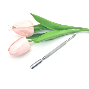 Flexible Daily Nail Care Tool Double Ended Stainless Steel Cuticle Pusher Straight <b>Edge</b> <b>Cutter</b> - Product Image 3