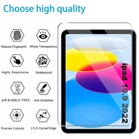 Tablette éducative, lecteur électronique, protection d'écran en verre trempé anti-explosion à colle intégrale pour iPad 13, 12.9, 11, 10.9, 8.3 pouces
