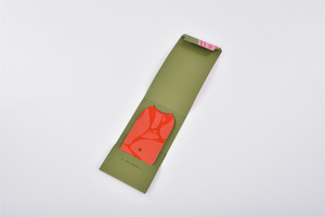 Tùy Chỉnh Đầy Đủ Màu Sắc Chất Lượng Màu Đỏ Gói Với Nghệ Thuật Thẻ Giấy Woodfree Và UV Chết Cắt Cá Nhân In Phong Bì Giấy - Product Image 2