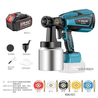 Nouvelle tondeuse à gazon électrique, outil pulvérisateur, pistolet de peinture 21V, équipement de pulvérisation électrostatique, perceuse sans fil