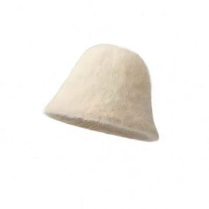Nuevo Sombrero de Pescador de Piel Sintética de Conejo Personalizado para Mujer, de Moda Otoño-Invierno, con Borde Esponjoso y Cálido, Tipo Bucket - Product Image 2
