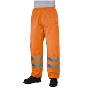 Pantalon de travail d'hiver chaud et imperméable pour mineurs, haute visibilité, poches à outils, bandes réfléchissantes, pantalon cargo en nylon pour hommes - Product Image 2