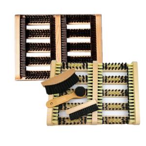 Brosse à chaussures et <span class=keywords><strong>bottes</strong></span> en bois écologique et résistante, avec poils en PP, vente en gros - Product Image 3