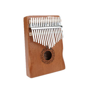 Kalimba Thumb Piano 17 teclas con instrucción de estudio y martillo de afinación, portátil Mbira <span class=keywords><strong>Sanza</strong></span> Finger Piano, regalo para niños adultos Beginn - Product Image 2