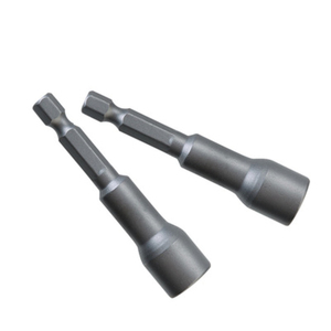 Vente directe d'usine 65mm 1/4 pouces douille hexagonale magnétique 6mm-19mm adaptateur de foret 11/32 16 pièces ensemble de tournevis à écrou profond magnétique - Product Image 3