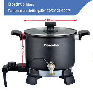 Dontalen5Lノンスティックキャンドルメルティングポット電気キャンドルワックスメルターマシンキャンドル作り用 - Product Image 6