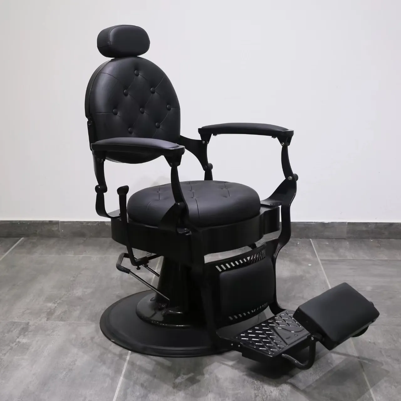 टिकाऊ हज्जाम की दुकान Reclining सैलून फर्नीचर नाई की कुर्सी नाई की कुर्सी सौंदर्य अच्छी पहली गुणवत्ता कुर्सी नाई की सस्ती कीमत