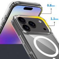 Étui magnétique pour iPhone 17 Pro, personnalisation, recharge sans fil, étui de téléphone portable pour iPhone 17 16 15 14 13 12 11