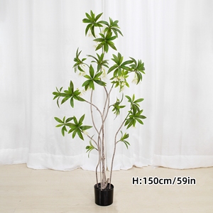 Bán Buôn Trong Nhà/Ngoài Trời Lớn Lá Nhân Tạo Cây Lụa Màu Xanh Lá Cây Giả Cây Cỏ Topiaries Đối Với Trang Chủ & Văn Phòng Hot Bán Tính Năng - Product Image 4