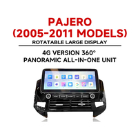 Radio Multimedia Inalámbrica con Pantalla para Auto, Carplay, Android Auto, Linux, GPS, OBD2, DSP, Portátil, para Mitsubishi Pajero 2005-2011