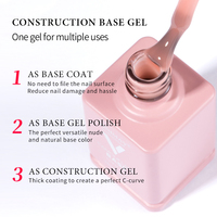 Vinimay Fournitures pour Ongles, Vernis Gel Camouflage, Gel de Construction pour Ongles, Utilisation comme Base, Gel Constructeur Camouflage pour Ongles