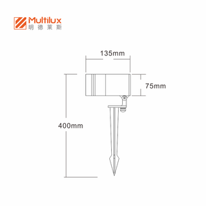 Étanche Ip66 Lampe Pelouse Projecteur Éclairage Extérieur Jardin Spot Lumière Jardin Aménagement Paysager Led Spike Jardin Haute Qualité En Aluminium - Product Image 5