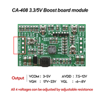 Módulo de Alimentación Integrado Creatall CA-408 con Pantalla LCD TCON, Módulo Reductor-Elevador de Voltaje CC-CC de 5 V con 4 Voltajes Ajustables para TV LED VGL VGH VCOM.AVDD