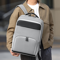 Sac à dos léger de haute qualité pour ordinateur portable, personnalisable avec logo, promotionnel, pour le bureau, avec port USB, étanche, en polyester Oxford, fermeture éclair