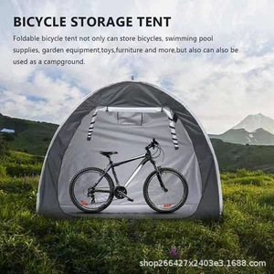Pour <span class=keywords><strong>Amazon</strong></span> Bestseller Tente de cyclisme portable monocouche pour VTT Couverture de vélo d'extérieur en tissu Oxford - Product Image 4