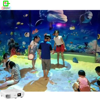Projecteur LED/Laser interactif 3D Leplay pour plage de sable, 3800 lumens, pour jeux multijoueurs 1920x1200, usage commercial et divertissement pour enfants
