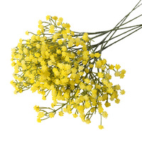 Bouquet de Gypsophile Artificielle Premium Blanc Toucher Réel, Fleurs Artificielles de Gypsophile Premium