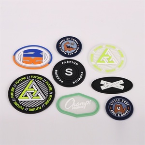 Chất lượng cao <span class=keywords><strong>3D</strong></span> truyền nhiệt Silicone dệt nhãn dập nổi logo PVC cao su vá cho quần áo thời trang in phong cách - Product Image 6