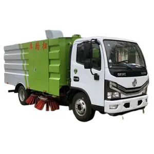 Dongfeng mini vacuum sweeper truck 10m3 truck sweep streets for sale