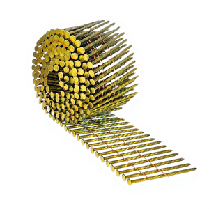 Clavos en espiral de 2-3/4 pulgadas, 5000 unidades, vástago de acero y cabeza a cuadros para pistola de clavos neumática para palets de madera, de Vietnam |   Clavo en rollo - Product Image 1
