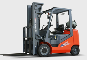 Chariot élévateur contrepoids GPL HELI CPYD40 de <span class=keywords><strong>4</strong></span> tonnes avec déplaceur latéral pour les centres de distribution, la construction et la manutention de marchandises - Product Image 6
