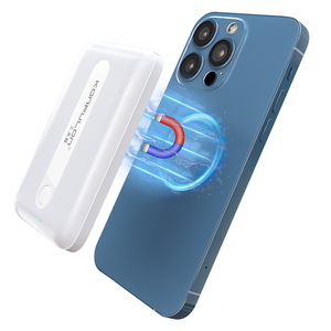 ผลิตภัณฑ์มาแรงปี 2024 แบตสำรองขนาดเล็ก 5000mah แบบแม่เหล็ก รองรับการชาร์จไร้สาย Pd15w Max Type-C สำหรับ <span class=keywords><strong>iPhone</strong></span> - Product Image 1
