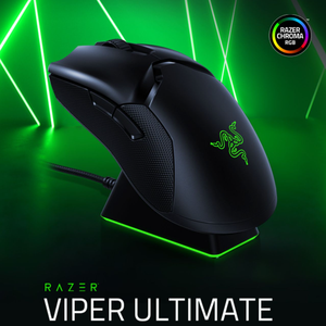 <span class=keywords><strong>Razer</strong></span> <span class=keywords><strong>Viper</strong></span> เมาส์เกมไร้สายพร้อมแท่นชาร์จ,เมาส์ไวร์เลสสีดำสำหรับนักเล่นเกม E-Sports RGB เมาส์สำหรับเล่นเกมความละเอียด20000 DPI - Product Image 6