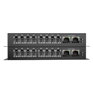 1 2 4 8 Port RJ11 Téléphone avec 2 Gigabit RJ45 à Fiber Optic Transceiver PCM Voice Over Fiber Optic Extender Converter - Product Image 6