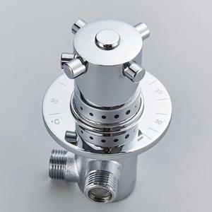 Robinet mélangeur thermostatique automatique tout en cuivre pour baignoire et douche, robinets de douche pour le commerce extérieur transfrontalier - Product Image 2