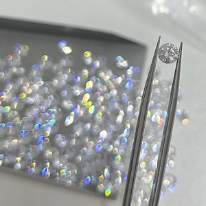 4mm 5mm với lỗ tròn rực rỡ cắt aaaaa Chất lượng cao trong suốt màu Zircon đá quý trắng lỏng CZ Zircon đá với lỗ - Product Image 1