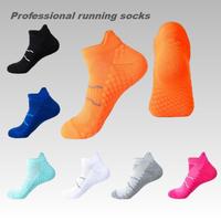 Chaussettes OEM en gros, absorbantes, professionnelles, de sport, à séchage rapide, élastiques, à coupe basse pour hommes, pour la course et le sport