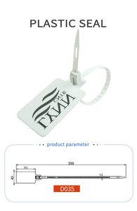 Lớn cờ nhà máy chuyên nghiệp container Cửa Khóa Con dấu an ninh Con dấu nhựa với chữ cái - Product Image 6