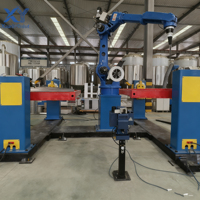 Stasiun Kerja Pengelasan Robot Industri 6-Axis XUANYE Berkualitas Tinggi, Mesin Pengelasan MIG Otomatis Bersertifikasi CE Garansi 2 Tahun