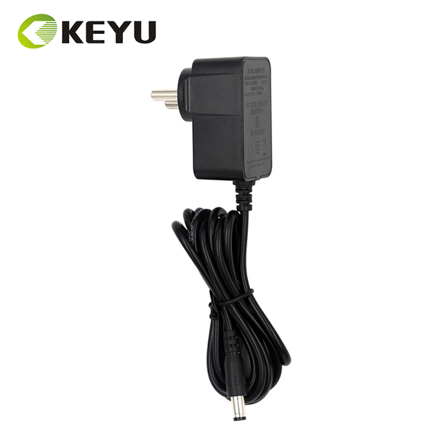 Bis Certification India Plug Power Adapter 5V 9V 12V 500mA 0.5A 1A 1000MA for Security Product