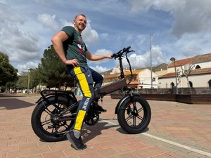 Foldable Fat Bike 20 Inch Fat Tire Electric Bicycle Folding E Bike Full Suspension All Terrain - Product Image 5