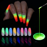 Prodotti per unghie 2022 nuovo smalto per unghie con ragno luminoso a luce notturna da 7ml con le tue etichette Private Gel per disegno a bagliore