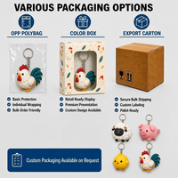 Porte-clés en PVC souple 3D personnalisé, motif mouton blanc réaliste, avec design personnalisé pour femme, cadeau de Noël