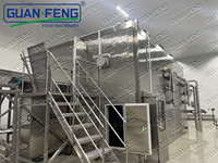 1000 Kg/u Automatische Iqf Bevroren Groente Fruit Verwerking Lijn Tunnel Vriezer Iqf Instant Industriële Vriezer