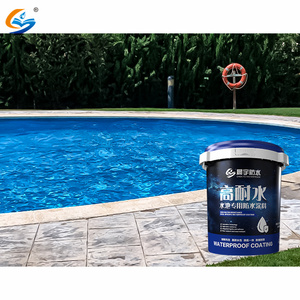 <span class=keywords><strong>Peinture</strong></span> de revêtement imperméable pour piscine, bassin à poissons, parc aquatique, résistante à l'eau salée bleue non toxique pour extérieur - Product Image 5