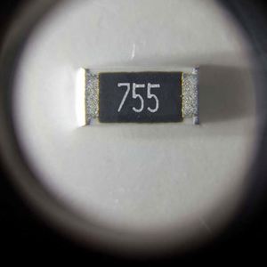 Whole -Sale RR3216 LE06L755JT 1206 3216 Resistors Chip Resistors SMD Resistors 7.5Mohm 5% 1/4W Thick Film Resistor - Product Image 1