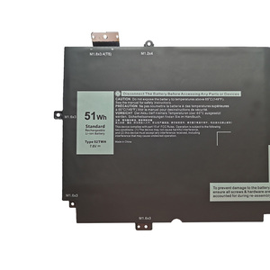 Wholesale 52TWH 51Wh Replacement Laptop <b>Battery</b> Pack for XPS 13 7390 9310 2in1 P103G001/002 X1W0D Li-Ion <b>Rechargeable</b> Black - Product Image 4