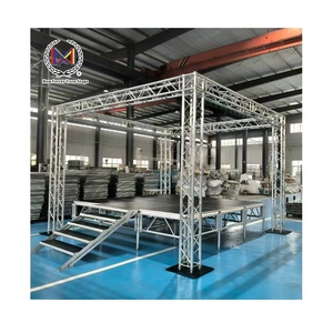 Tùy chỉnh cấu trúc giàn hợp kim nhôm giàn hiển thị dễ dàng cài đặt với Spigot loại nhà sản xuất cung cấp logo - Product Image 3