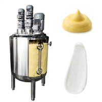 Système d'émulsification du lait concentré avec homogénéisateur à valve, dispersant, agitateur à chemise vapeur et cuve de mélange