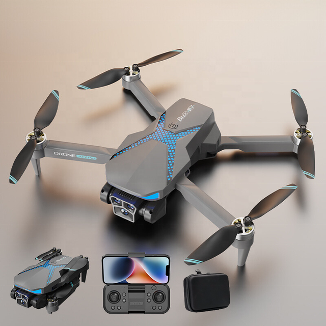New Arrival Dual 4K Camera Brushless Motor Obstacle Avoidance Quadcopter Wifi RC Mini Drone Light HD Foldable Dron AE7 Pro Fpv