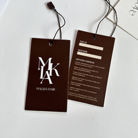Étiquette volante personnalisée pour emballage de perruques, impression sur mesure, logo de marque, étiquette en papier pour extensions capillaires