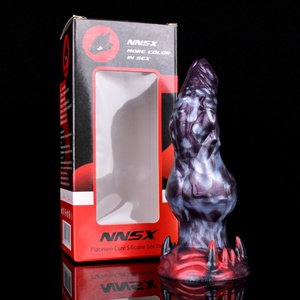 Juguete sexual de simulación de pene de perro con nudo, dildo de animal simulado, plug anal para estimulación femenina, diversión en la habitación y masturbación - Product Image 5