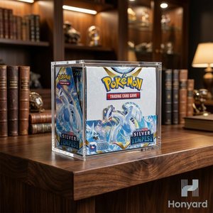 กล่องอะคริลิคแม่เหล็กสำหรับใส่กล่องบูสเตอร์โปเกมอน รุ่น <span class=keywords><strong>Silver</strong></span> Tempest TCG ป้องกันการกระแทก โปร่งใสสูง กล่องโชว์ใส - Product Image 2