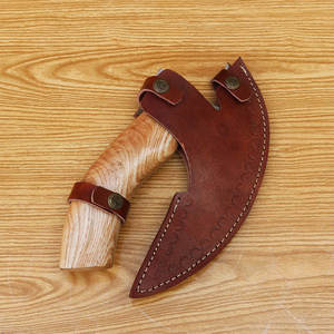 Hacha para Pizza de Acero con Alto Contenido de Carbono Hecha a Mano, de Grado Industrial, Personalizada para Exteriores - Product Image 5