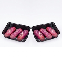 Boîte carrée transparente jetable en PET pour noix, durable, étanche à l'humidité, scellée, pour pâtisseries, gâteaux, salades de fruits, bonbons, qualité alimentaire